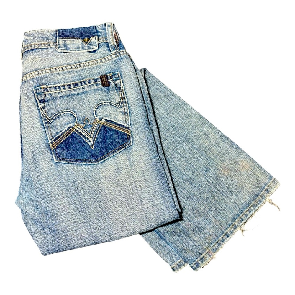 BUFFALO Vintage Y2K Gordy Style Bootcut Distressed Jeans